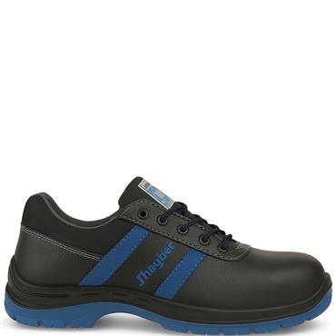 JHAYBER LDS SAFETY TIE SHOE - BLACK BLUE